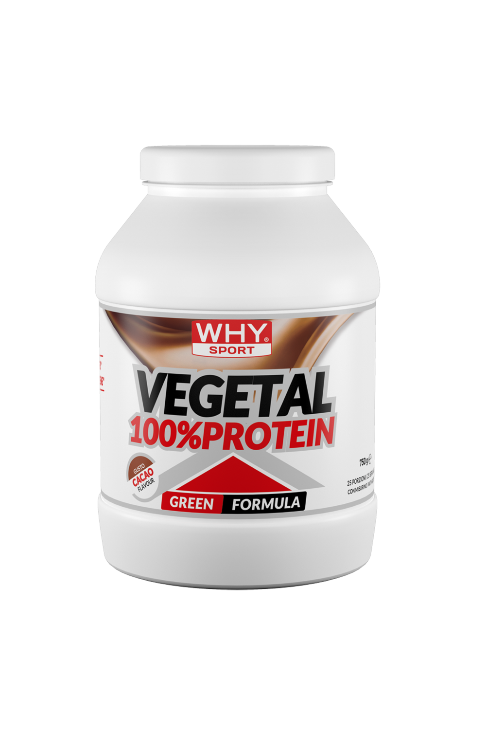 Why Sport 100% Vegetal Protein 750 gr. Proteine Vegetali Vegane senza Lattosio