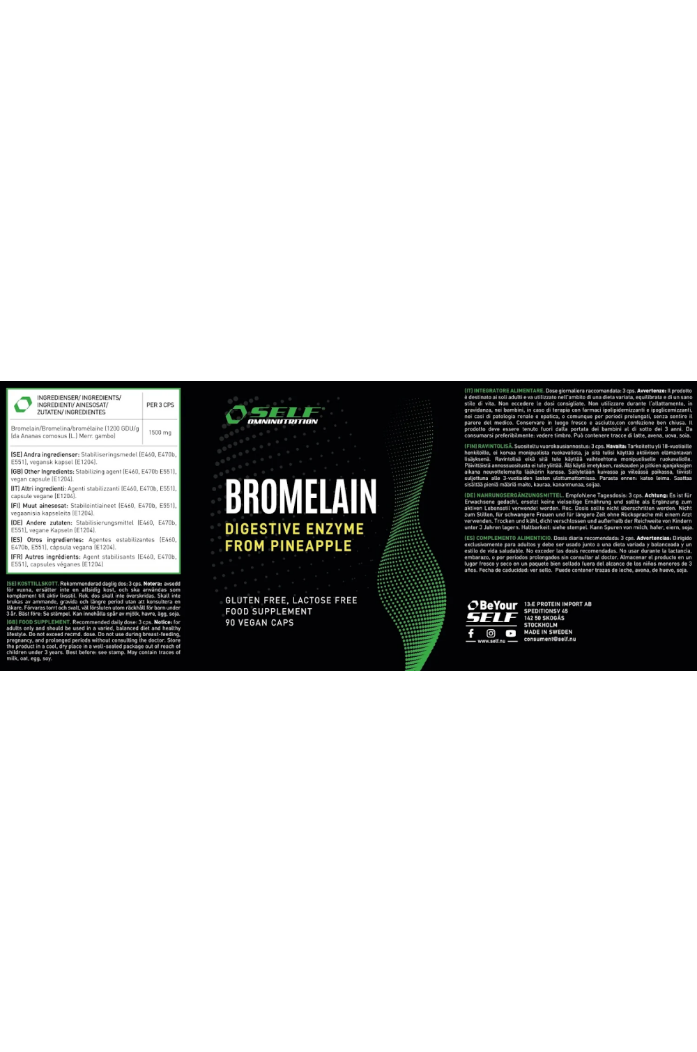 Self Omninutrions Bromelina 90 cps - Compralosubito24.it
