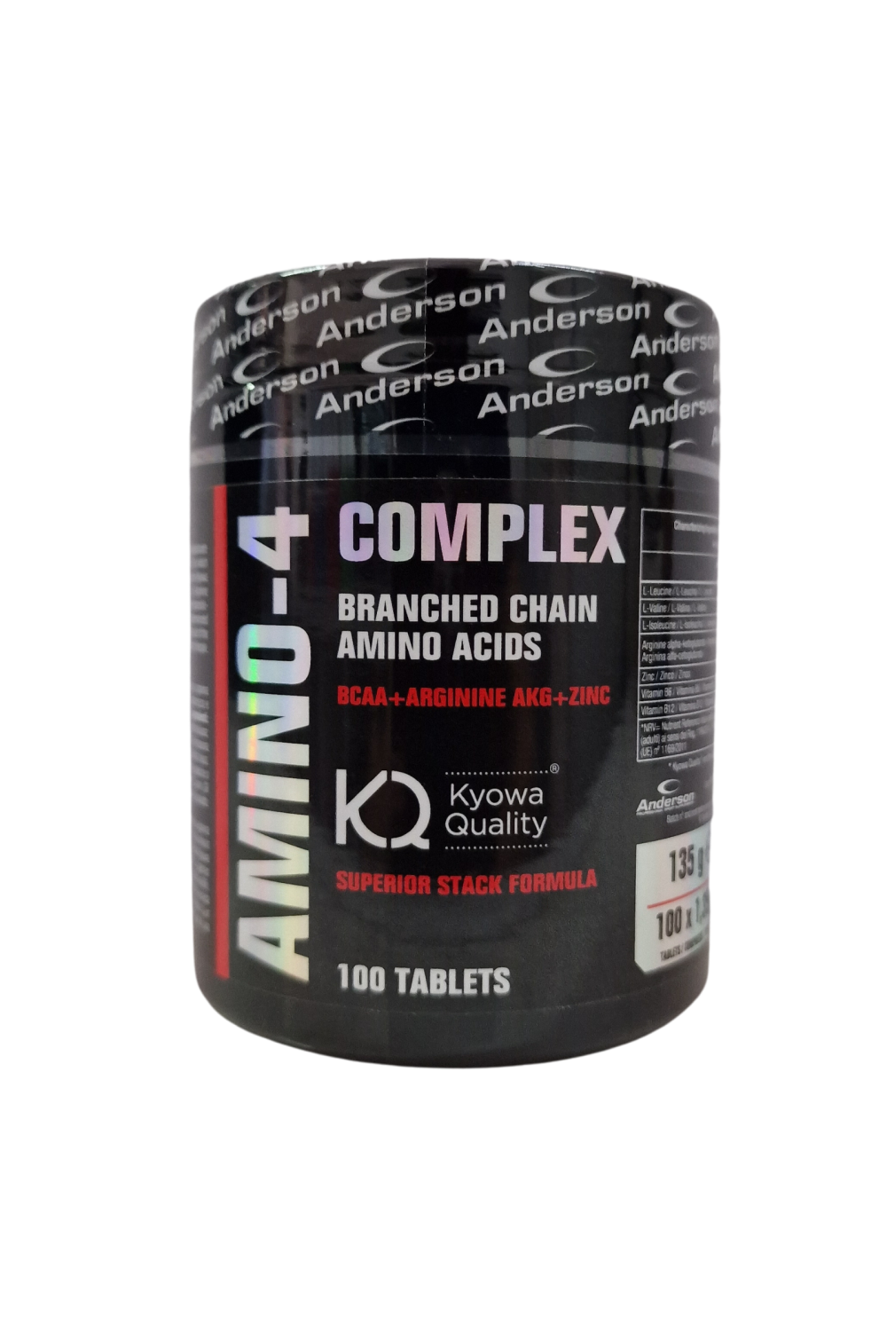 Anderson Amino-4 complex 100 cpr Aminoacidi Ramificati con vitamina B6