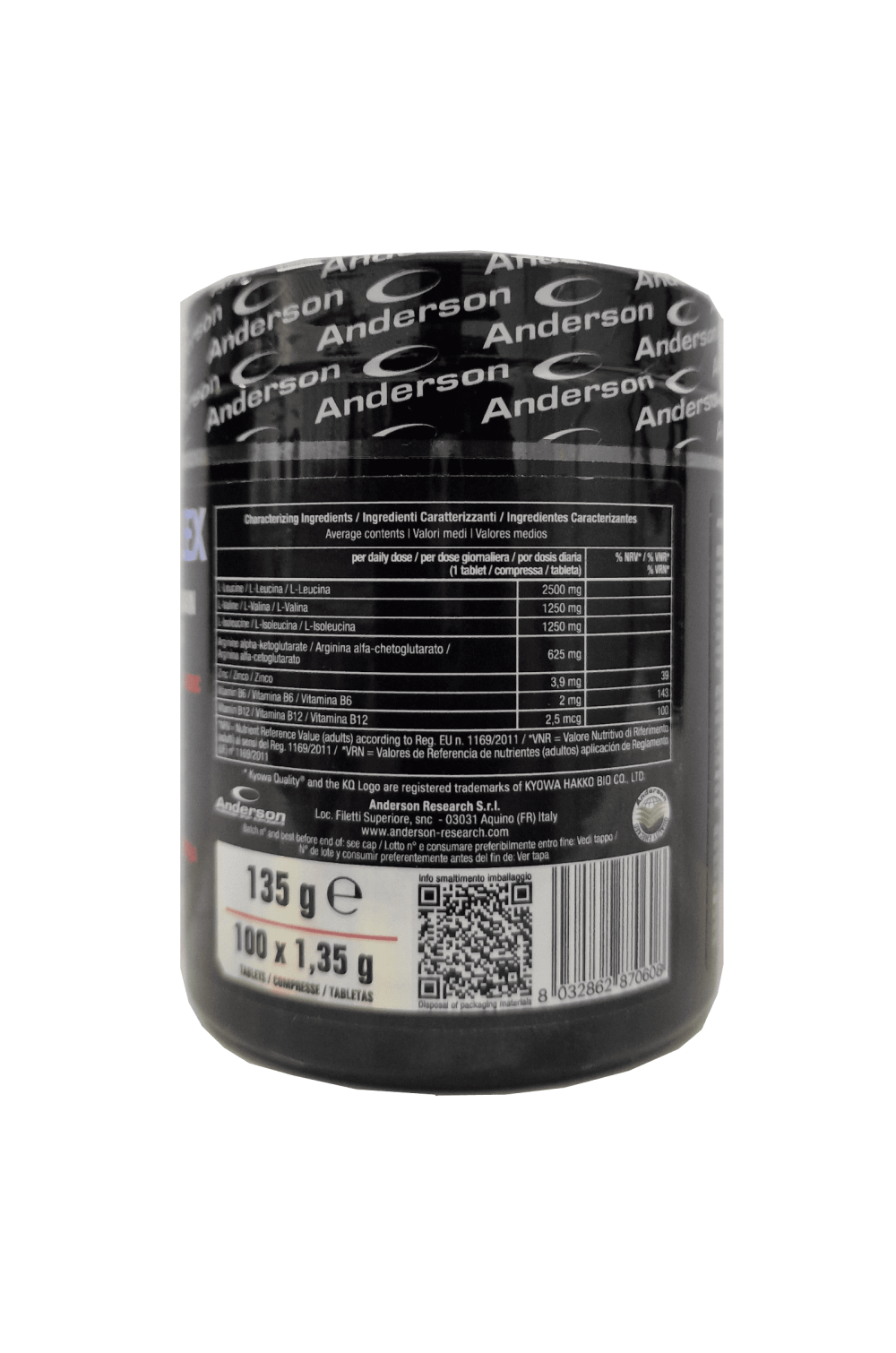 Anderson Amino-4 complex 100 cpr Aminoacidi Ramificati con vitamina B6
