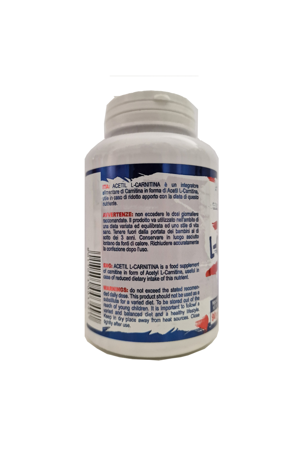 PROLABS Acetil L-Carnitina 200 cps da 200 mg. Carnitina Brucia Grassi Dimagrante