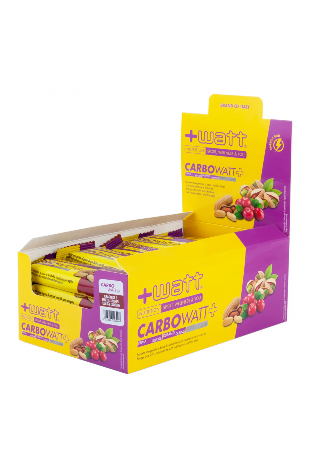 +Watt Carbowatt+ 20 Barrette da 40 gr Barrette di carboidrati - Compralosubito24.it