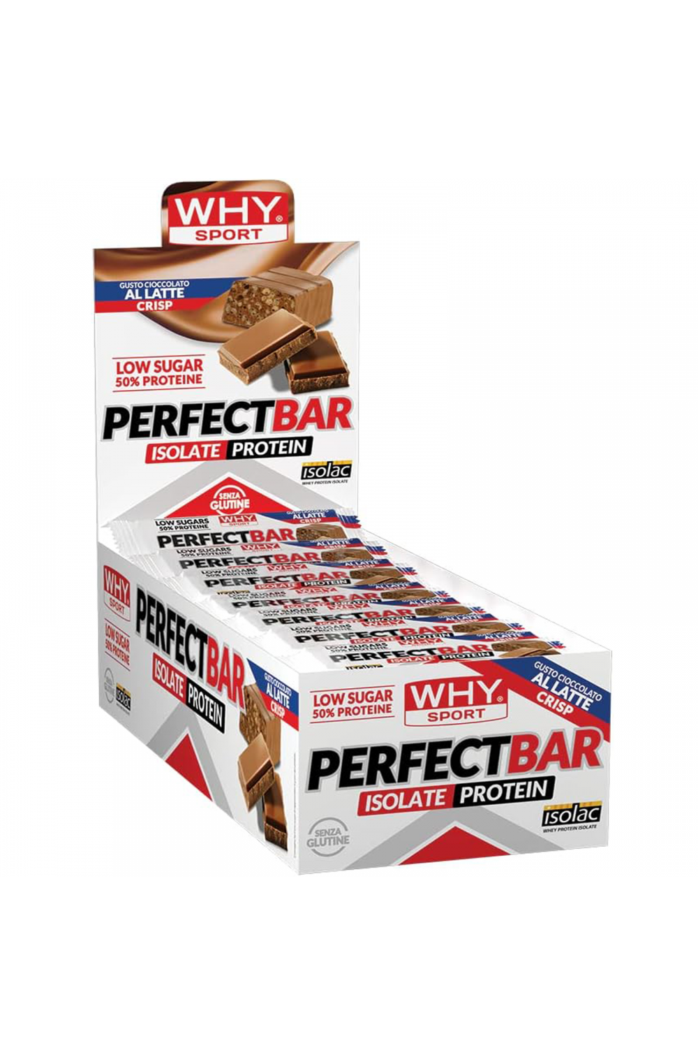 WHY Sport Perfect Bar 28 Barrette Proteiche da 50 gr 50% di Proteine