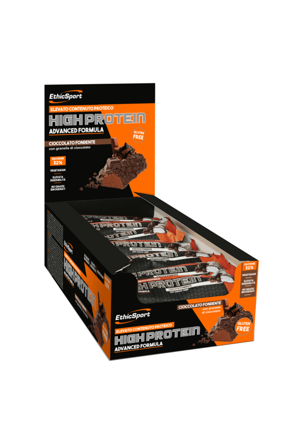 EthicSporet High Protein 21 Barrette Proteiche da 45 gr al 32%