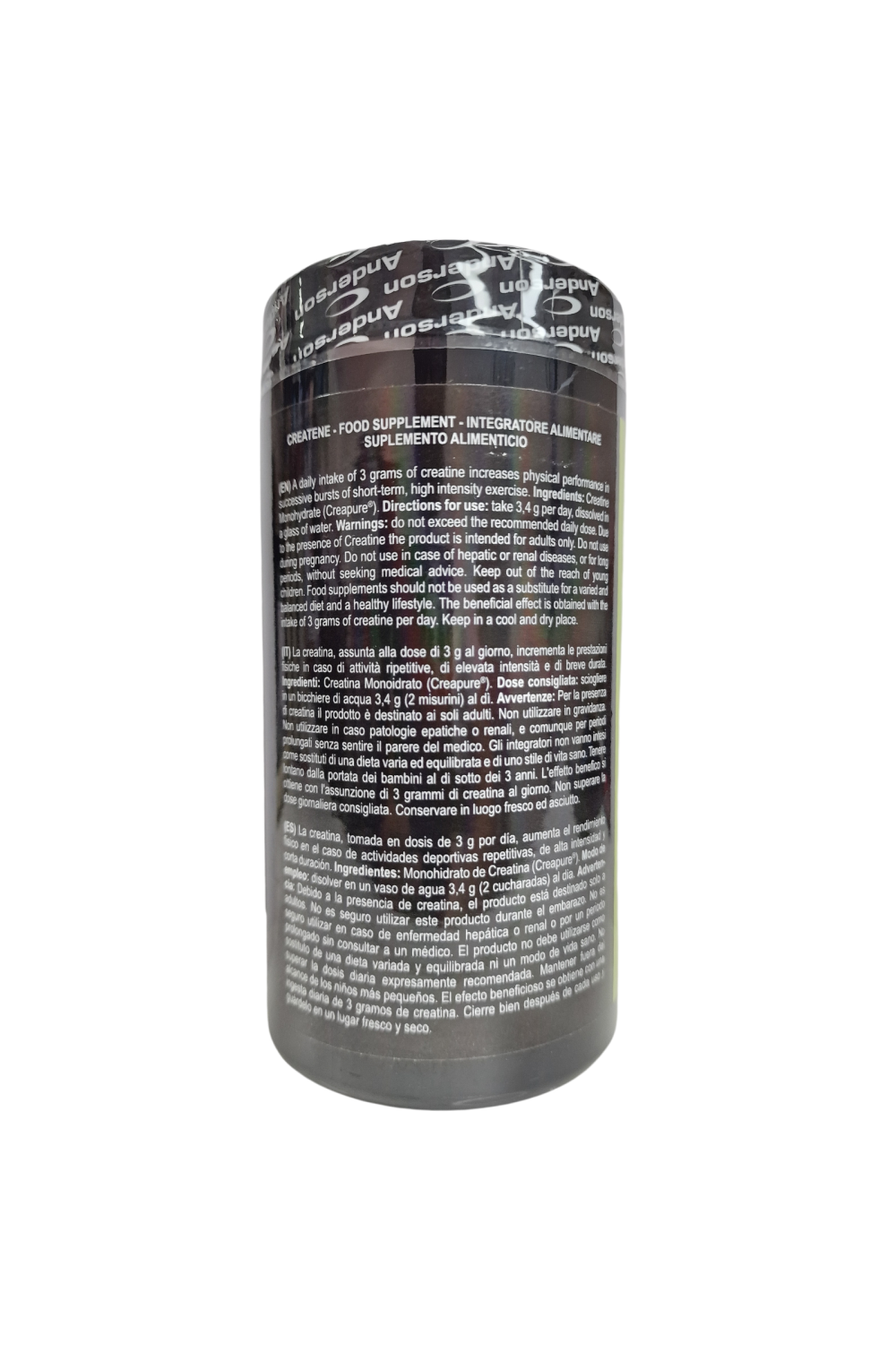 Anderson Createne Simplex - Creatina in polvere 250 gr - Comparlosubito24.it