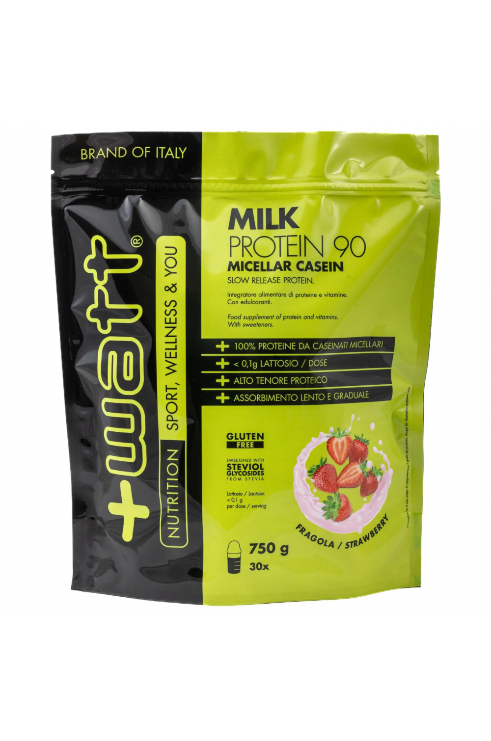 +Watt Milk Protein 90 750 gr Caseinati micellari del latte ad alto