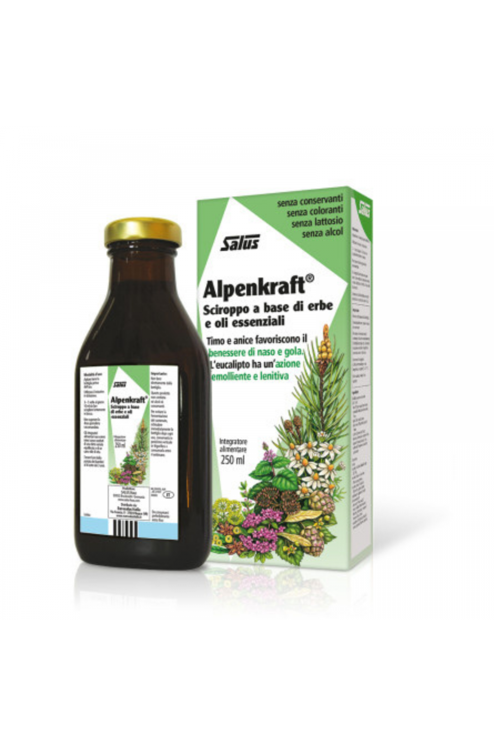 Salus Alpenkraft Sciroppo Naso Gola 250 ml