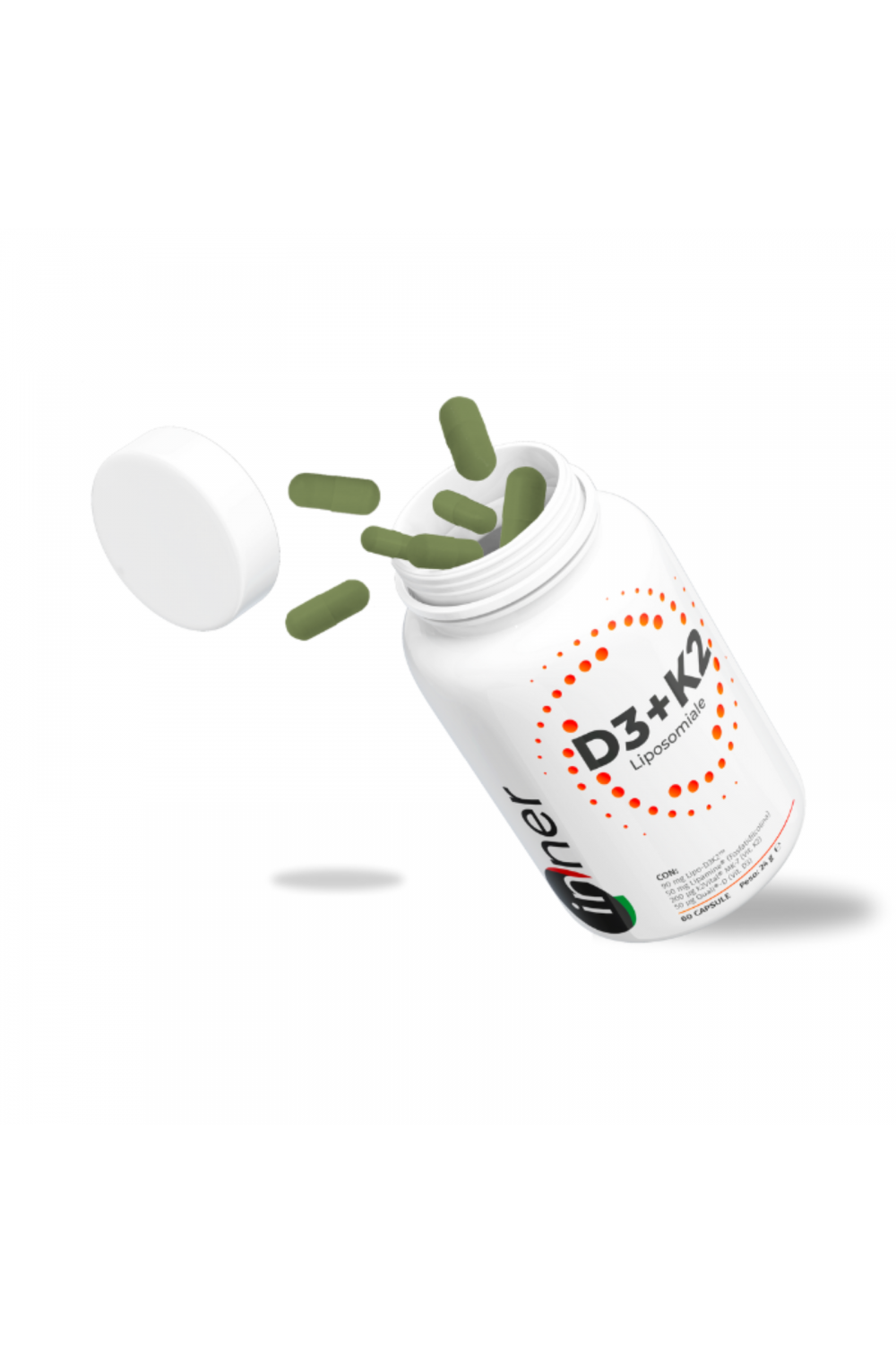 Inner D3 + K2 Liposomiale 60 cps
