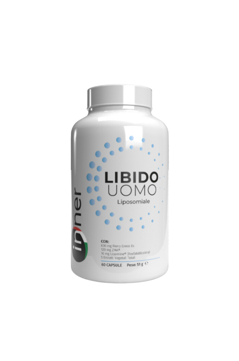 Inner Fieno Greco + Cordyceps Liposomiale Uomo 60 cps Ex Libido Uomo