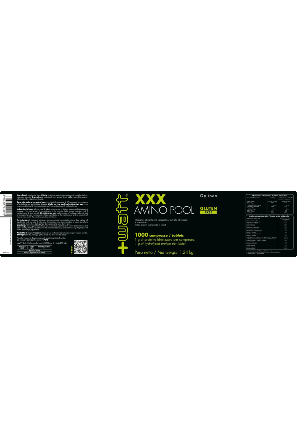 +Watt XXX Amino Pool 1000 cpr Proteine Idrolizzate in compresse