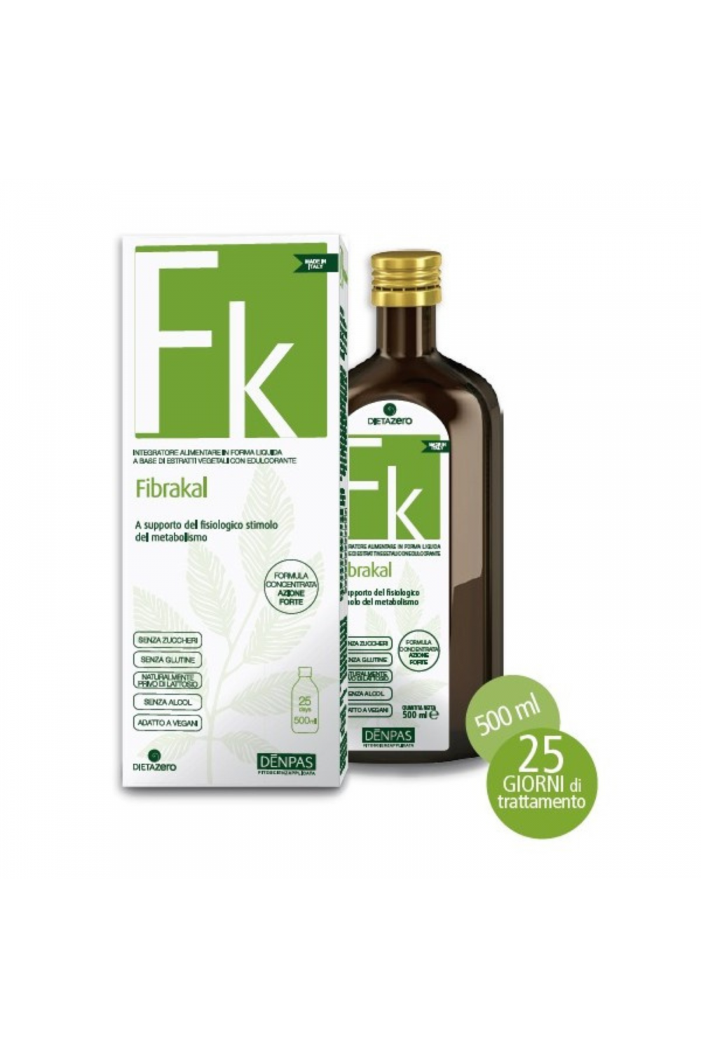 Dieta Zero Fibrakal 500 ml Estratto 28 riducente FK