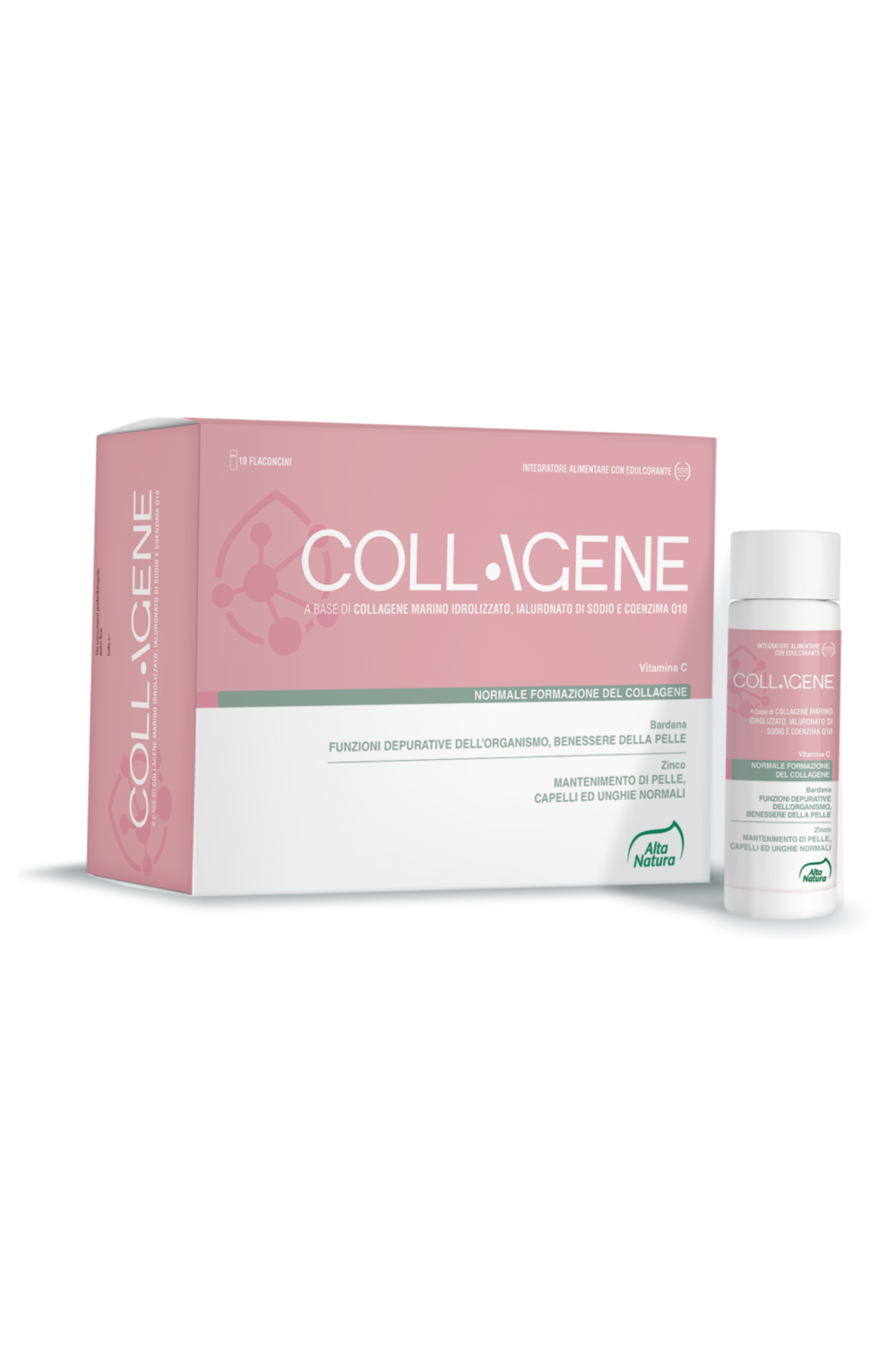 Alta Natura Collagene Marino idrolizzato, ialuronato di sodio e CQ10