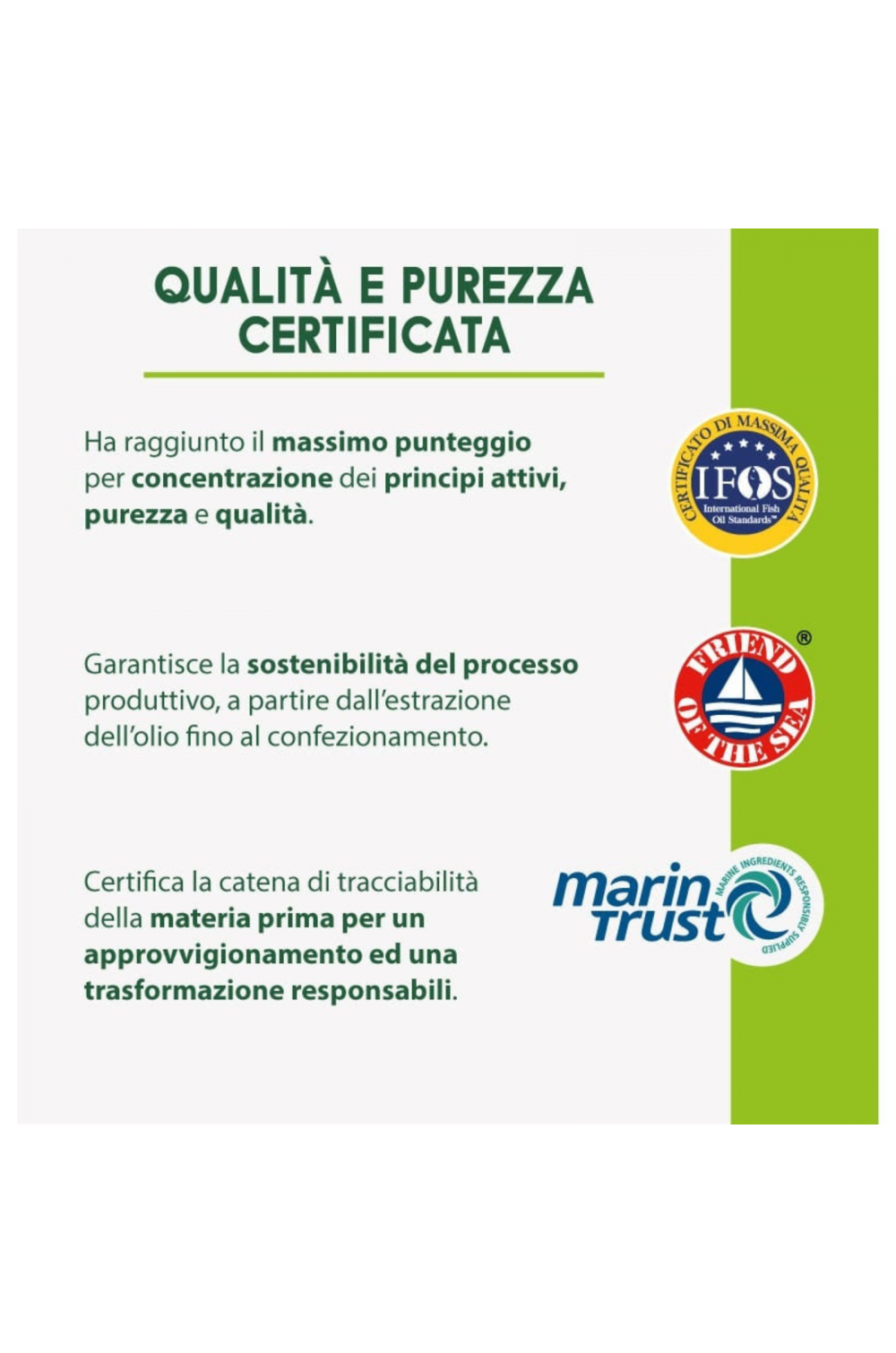 Omega 3 EnerZona 210 softgel EPA e DHA  Senza Ritorno di Gusto