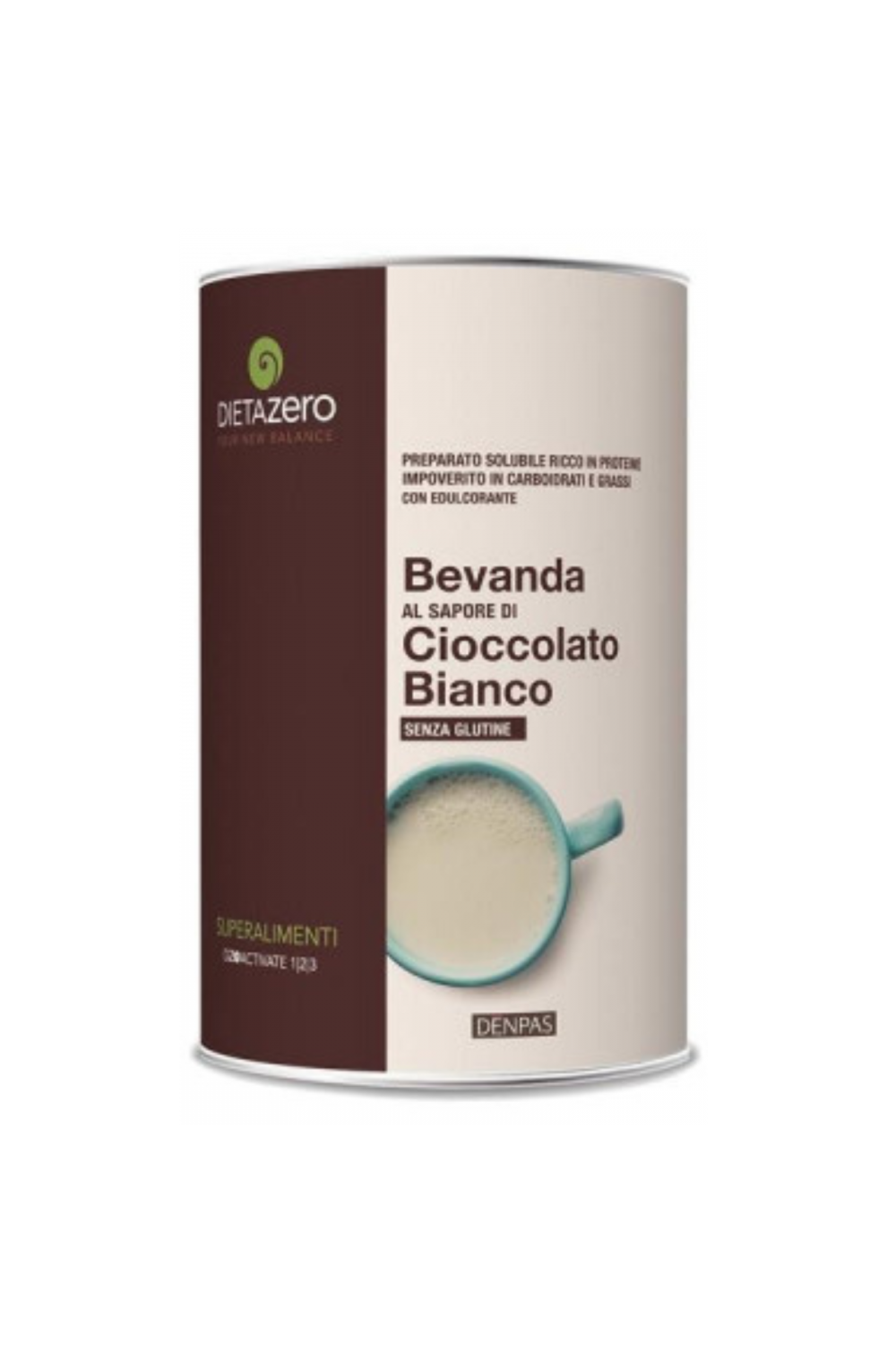 DietaZero Bevanda al Sapore di Cioccolato Bianco 300 gr