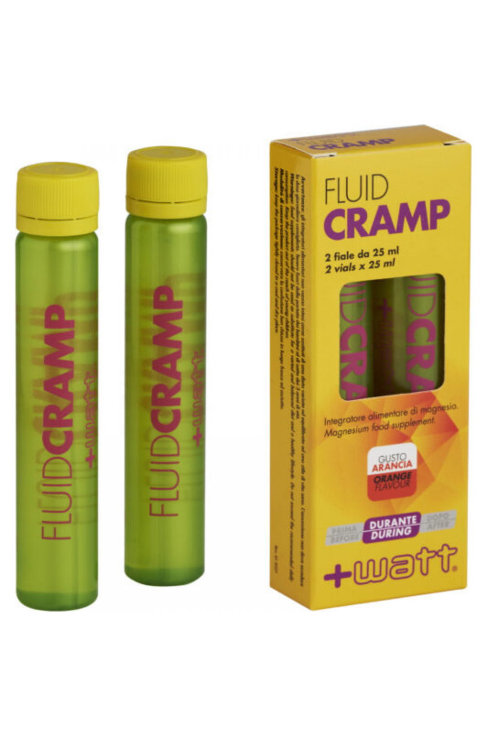 +Watt Fluid Cramp 16 Astucci da 2 Fiale da 25 ml Conto i crampi