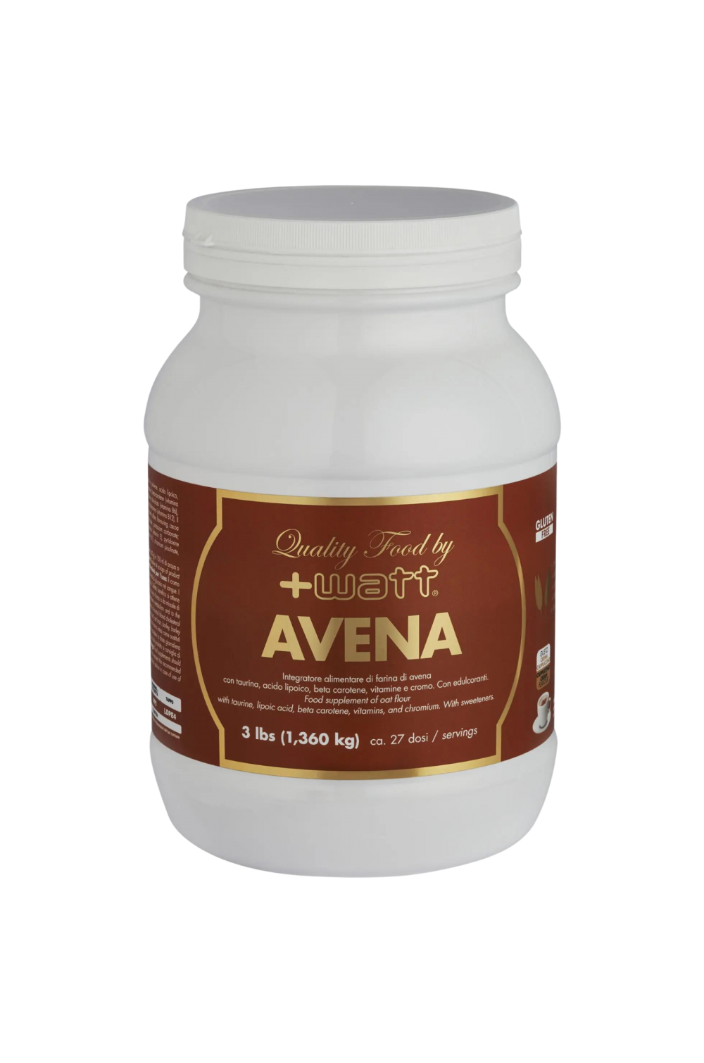+Watt Avena Quality Food 3 lbs 1360 gr