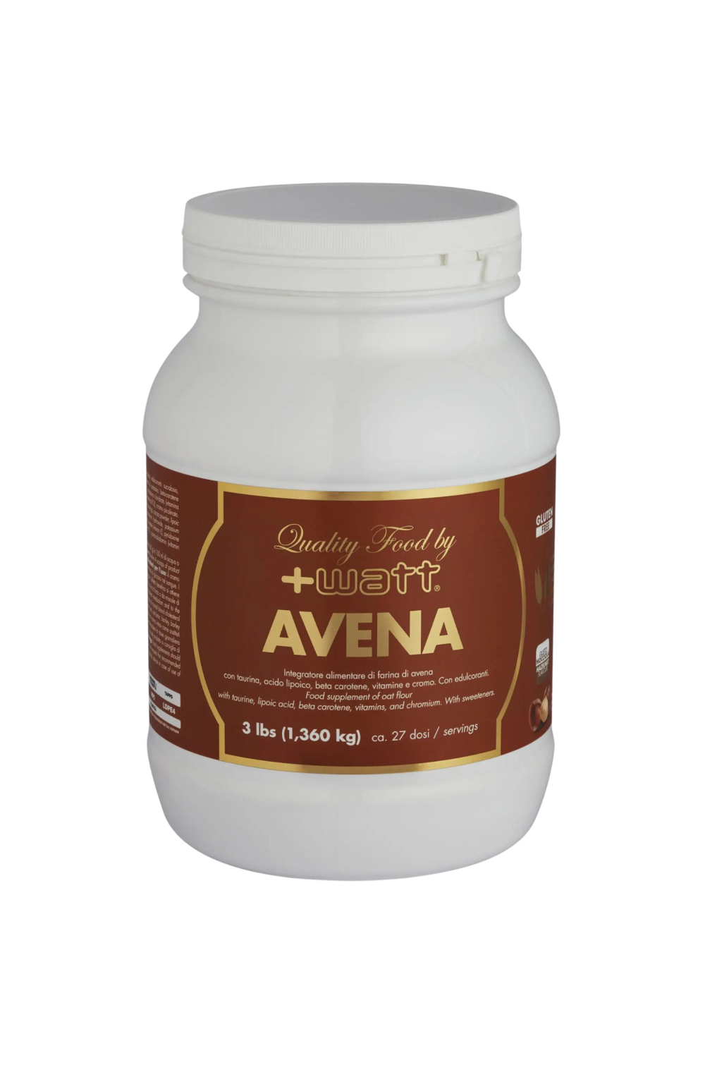 +Watt Avena Quality Food 3 lbs 1360 gr