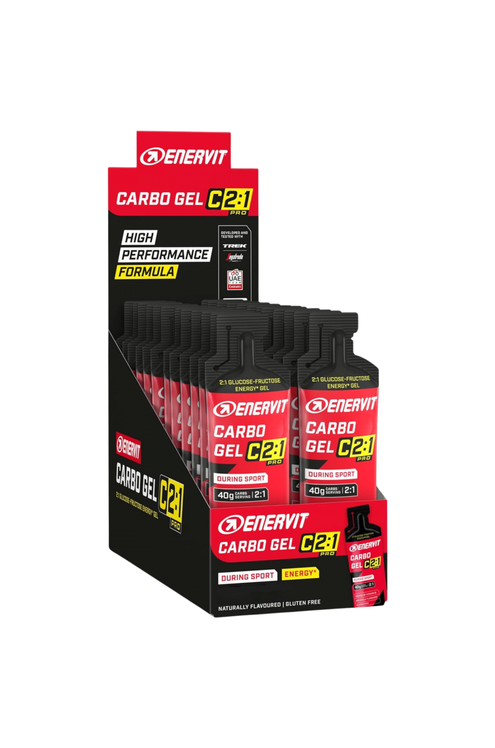 Enervit Carbo Gel C2:1 PRO Senza Sodio con Caffeina Gusto Cola