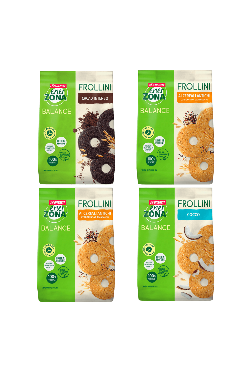 Enervit Enerzona Frollini Bilanciati 40 30 30 9 confezioni da 250 gr