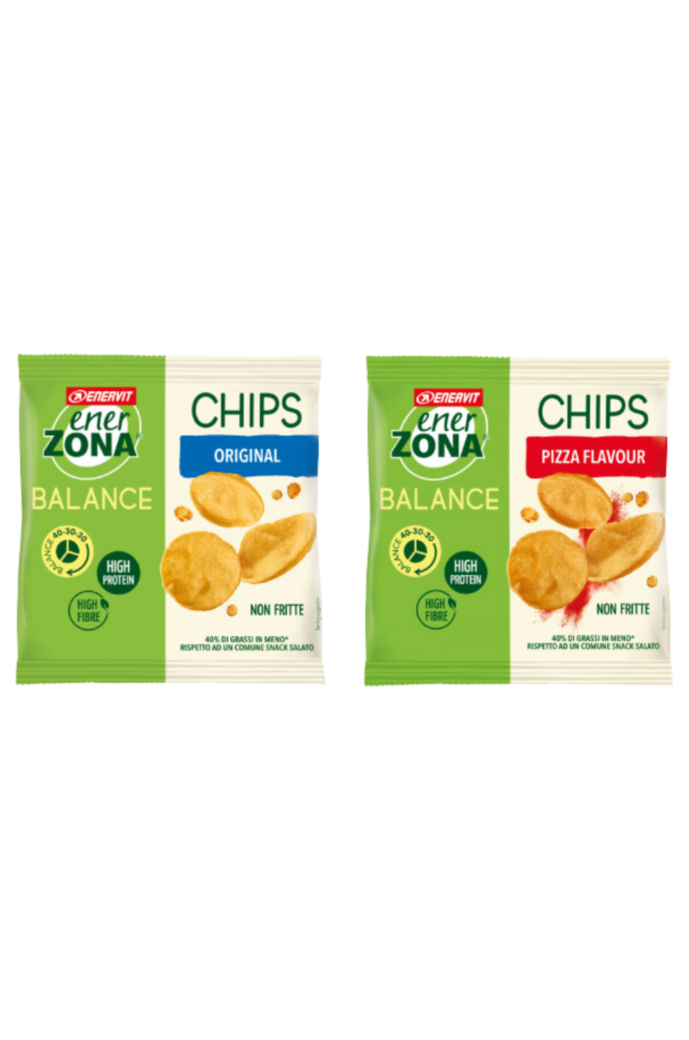 Enerzona Patatine Chips non fritte busta da 23 gr