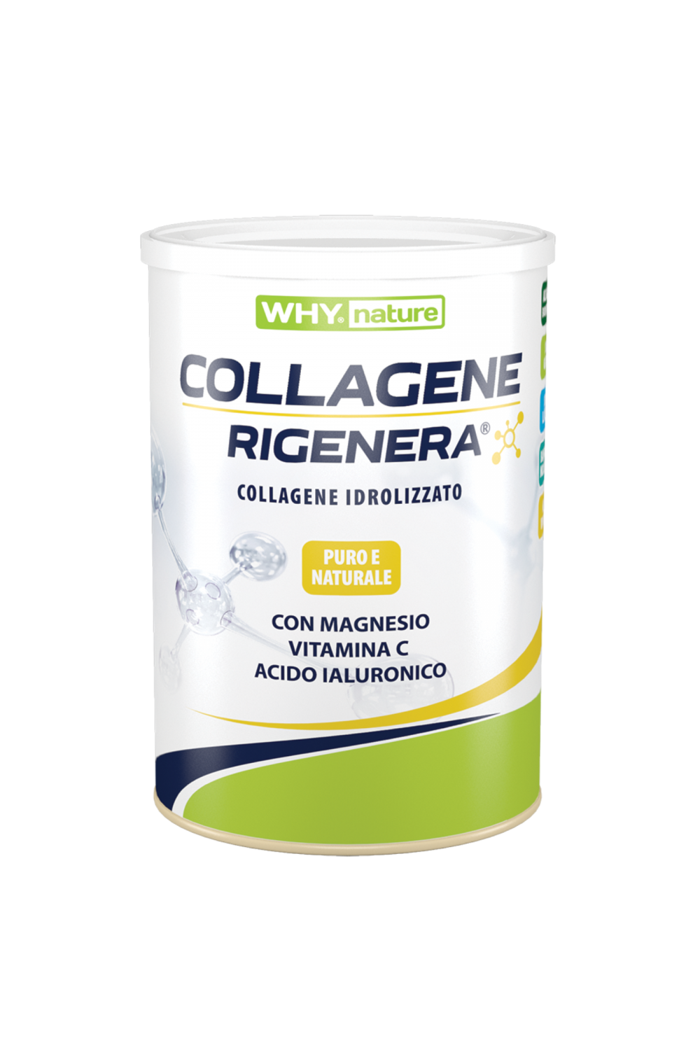 WHY Nature Collagene Rigenera 3X330 gr vaniglia con acido ialuronico