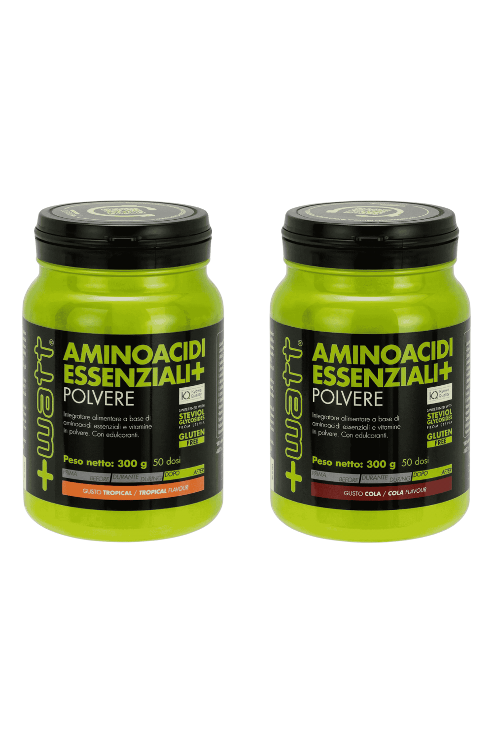 +Watt Aminoacidi essenziali+ polvere 300 gr Gusto Tropicale