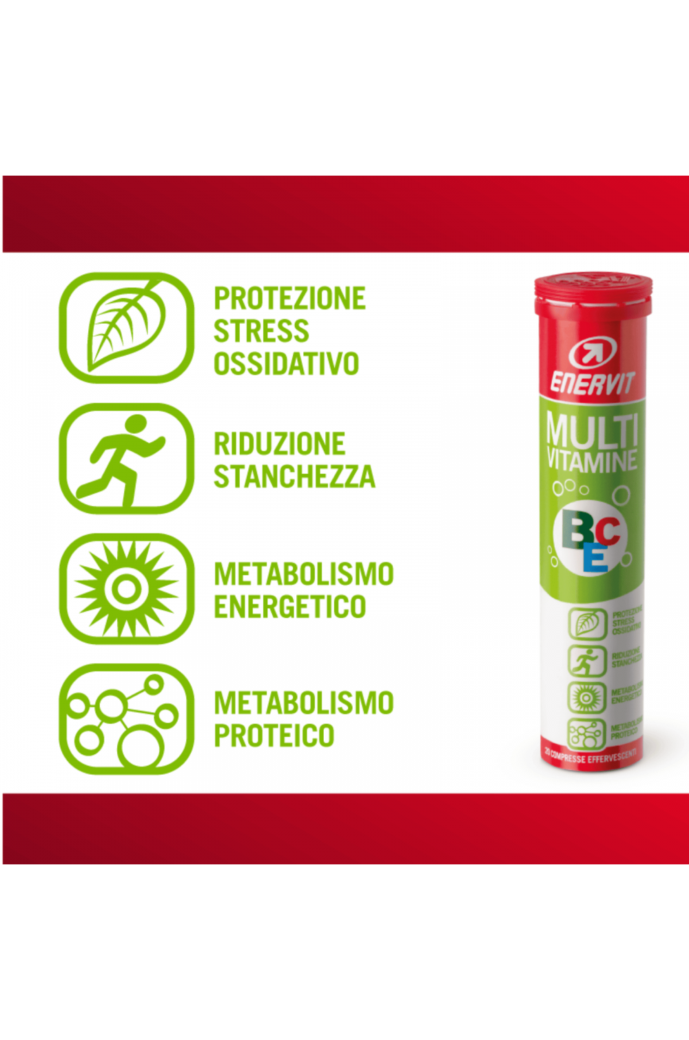 Enervit multi vitaminico BCE effervescente in compresse