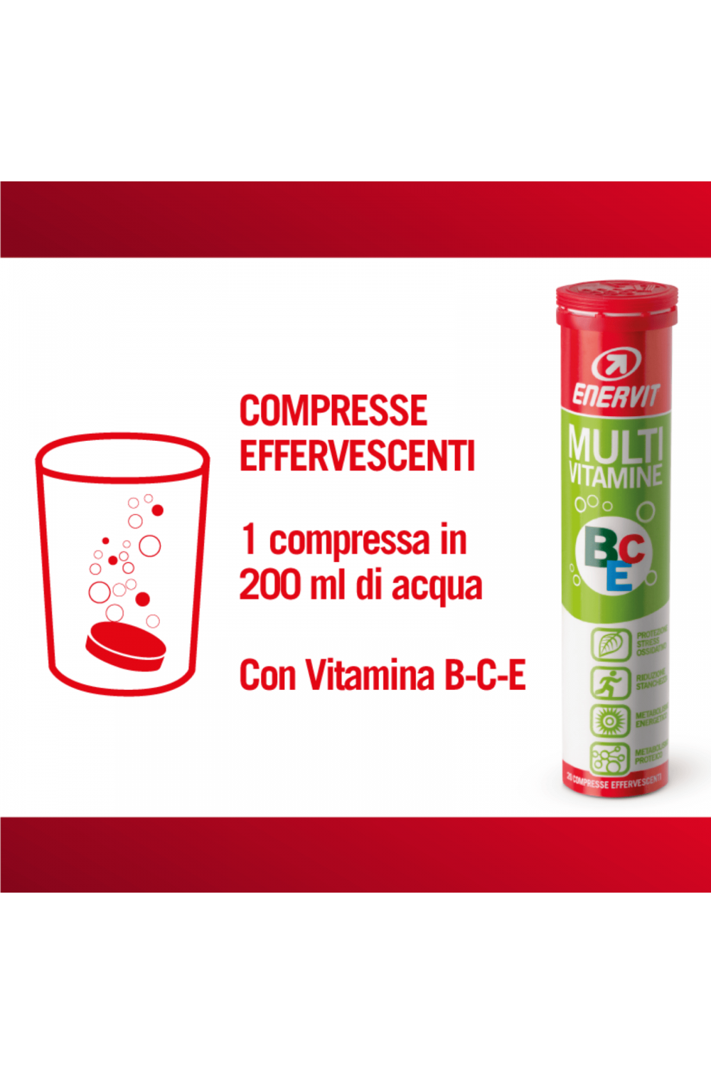 Enervit multi vitaminico BCE effervescente in compresse
