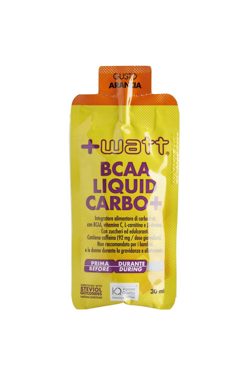 +Watt Bcaa Liquid Carbo+ flash 3 X 30 ml gel energizzante con aminoacidi
