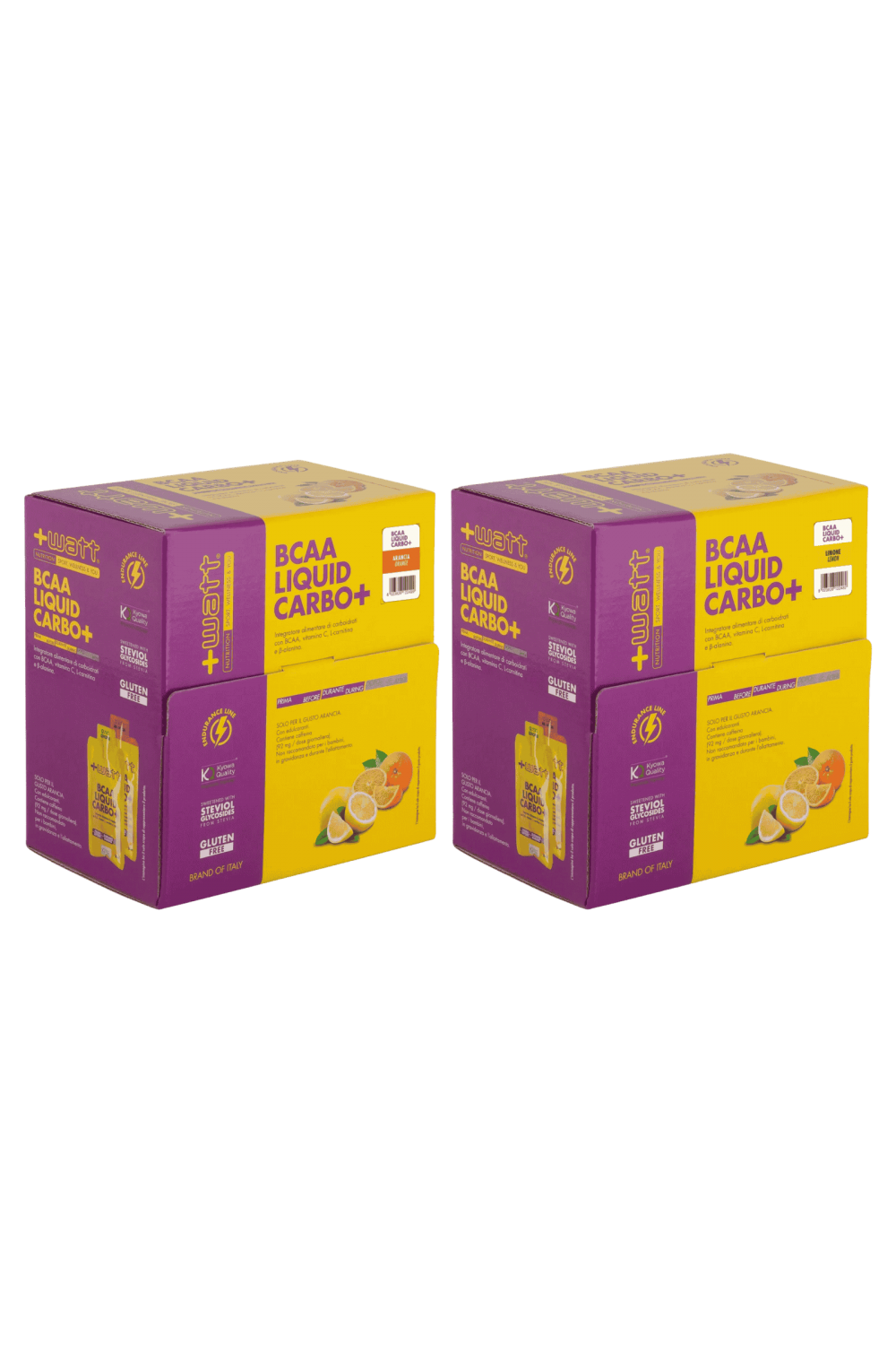 +Watt Bcaa Liquid Carbo+ flash 3 X 30 ml gel energizzante con aminoacidi