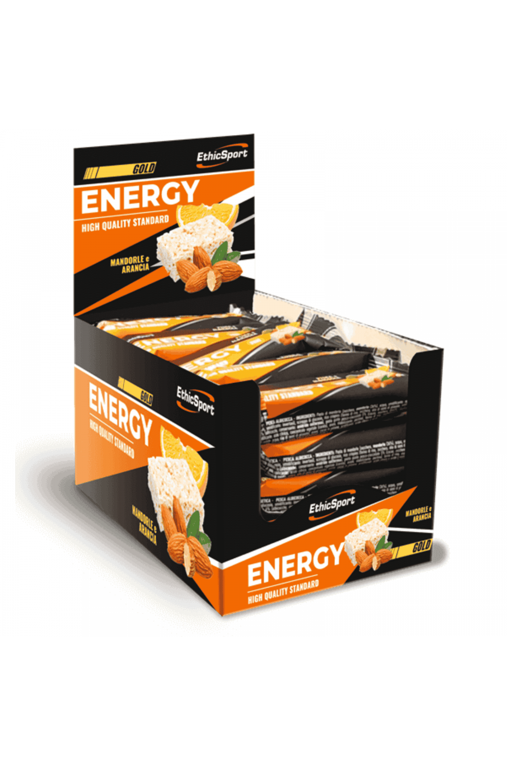 EnergyBar Gold Barrette energetiche EthicSport box 30 barrette
