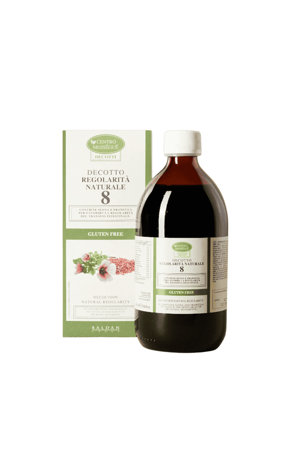 Centro Messegue Decotto 8 Regolarità Naturale 500 ml Estratto 08 Regolarità Intestinale Senza Glutine