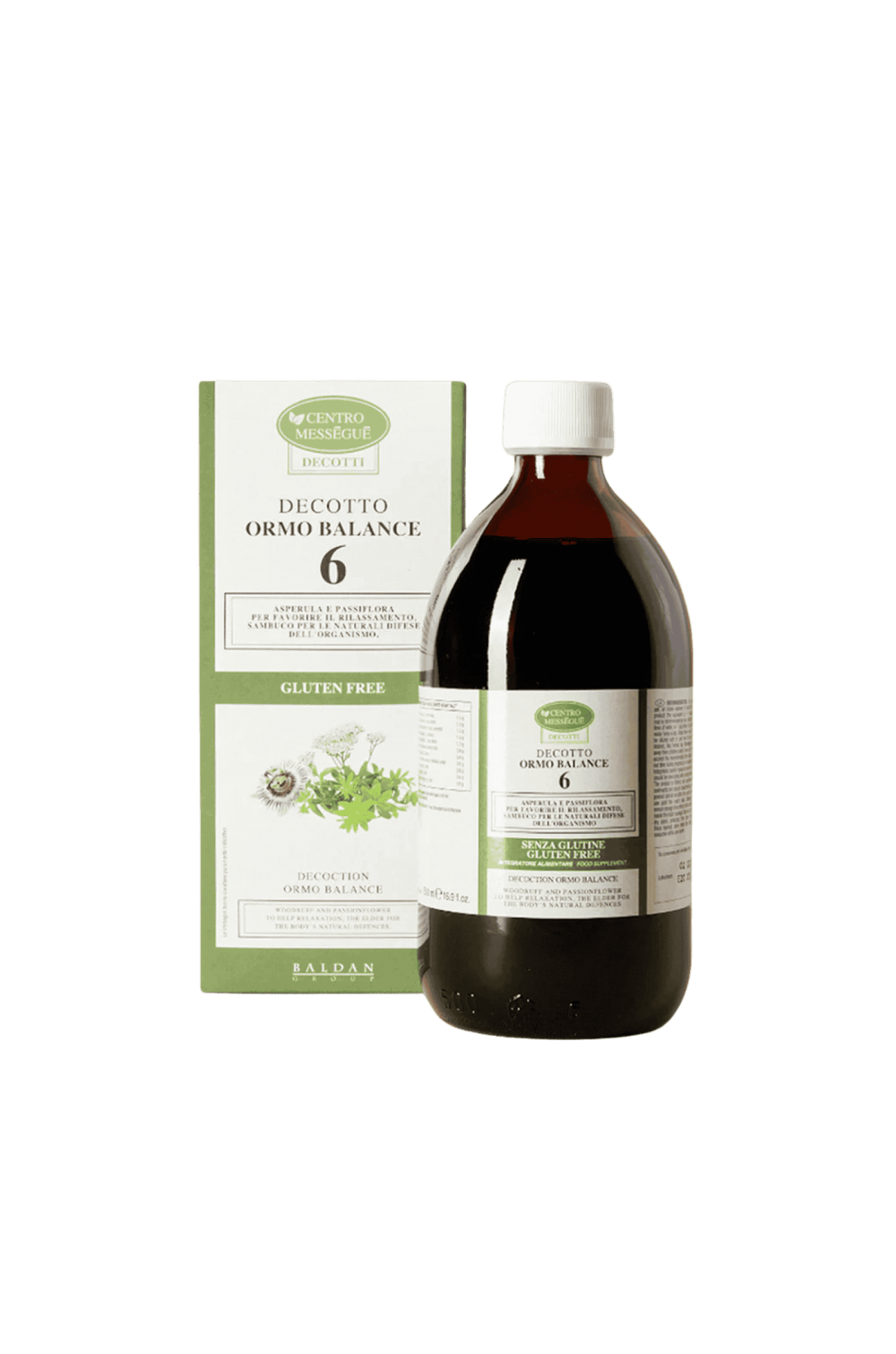 Centro Messegue Decotto 6 Ormo Balance 500 ml Estratto 21 Menopausa Senza Glutine