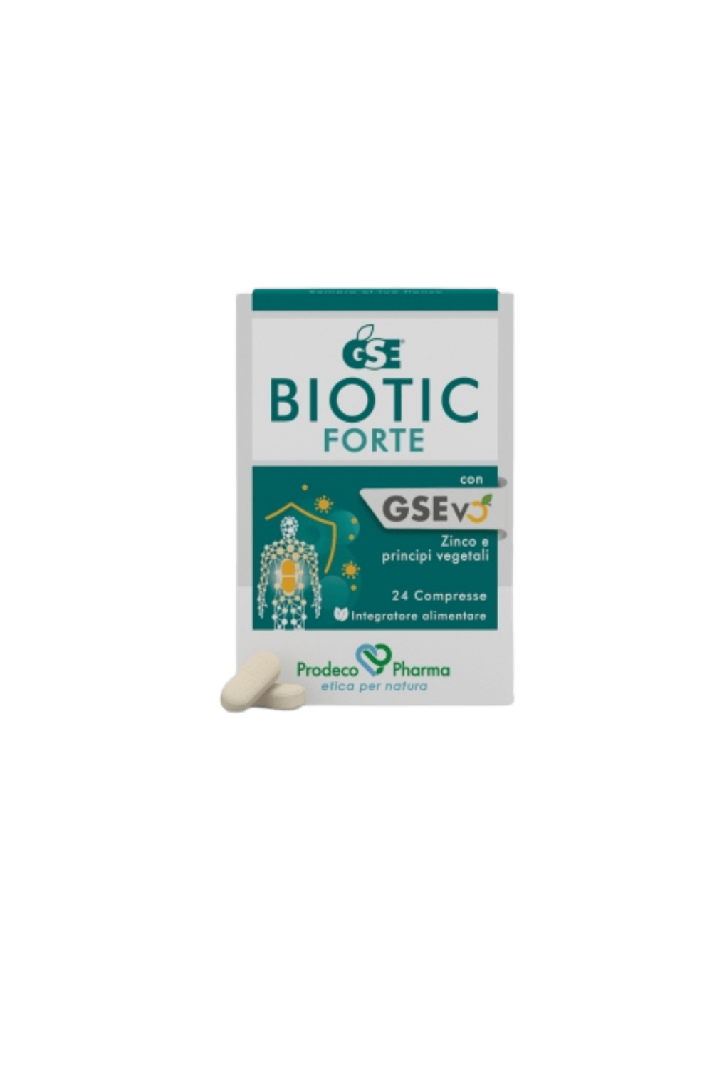 GSE BIOTIC FORTE 24 cpr Integratore a base di zinco Aumento difese