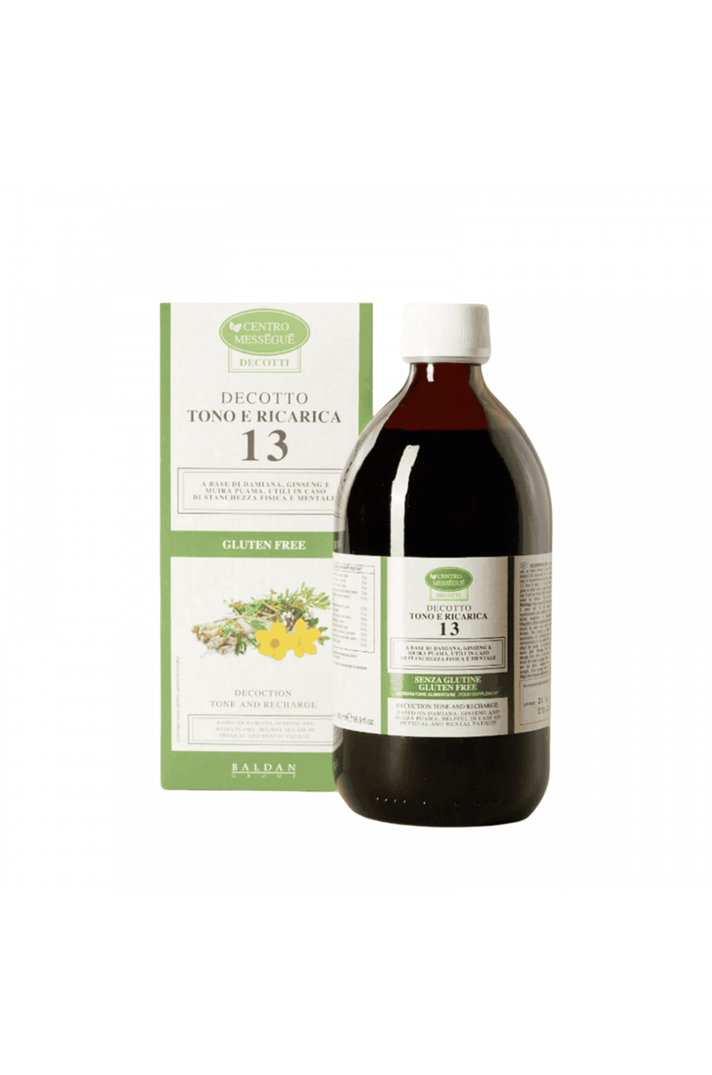 Centro Messegue Decotto 13 Tonico 500 ml Estratto 13 Tonico Senza Glutine