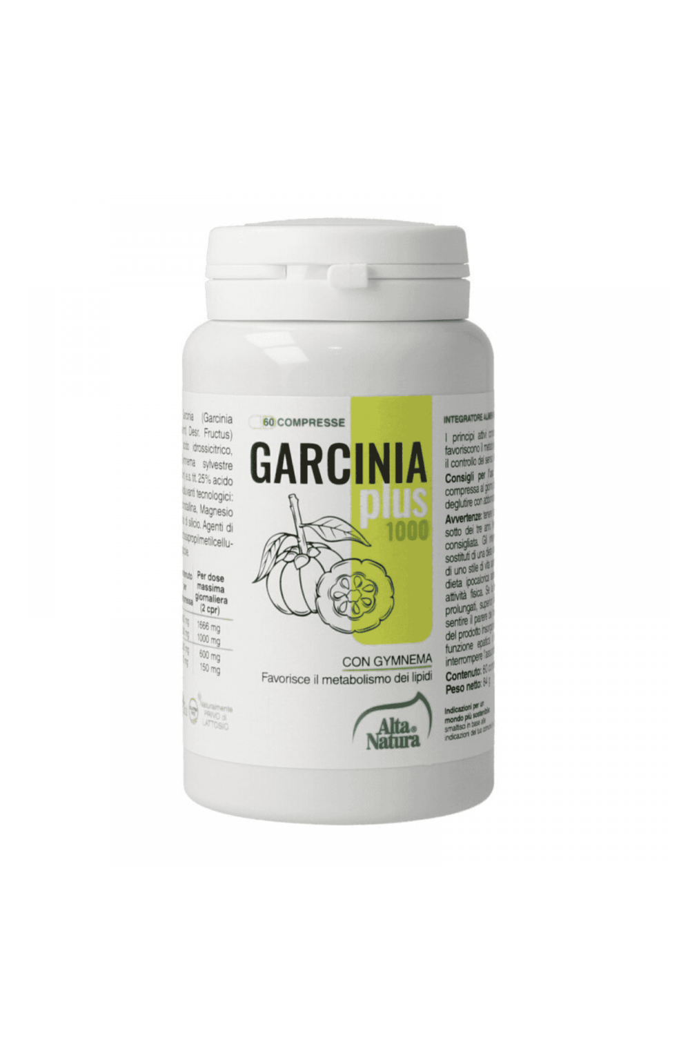 Garcinia Plus HCA Favorisce il metabolismo dei lipidi