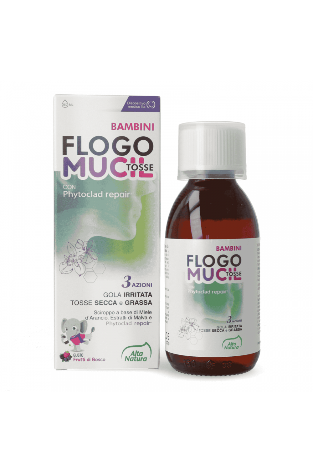 Flugomucil Tosse Bambini 150 ml per tosse sia secca che grassa