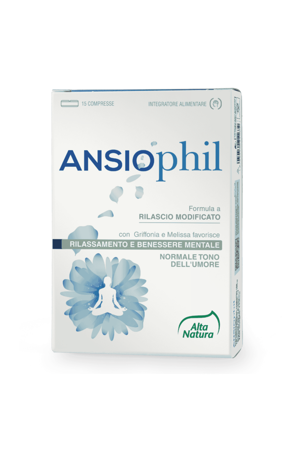 Ansiophil 15 cpr 950 mg per rilassamento e benessere mentale