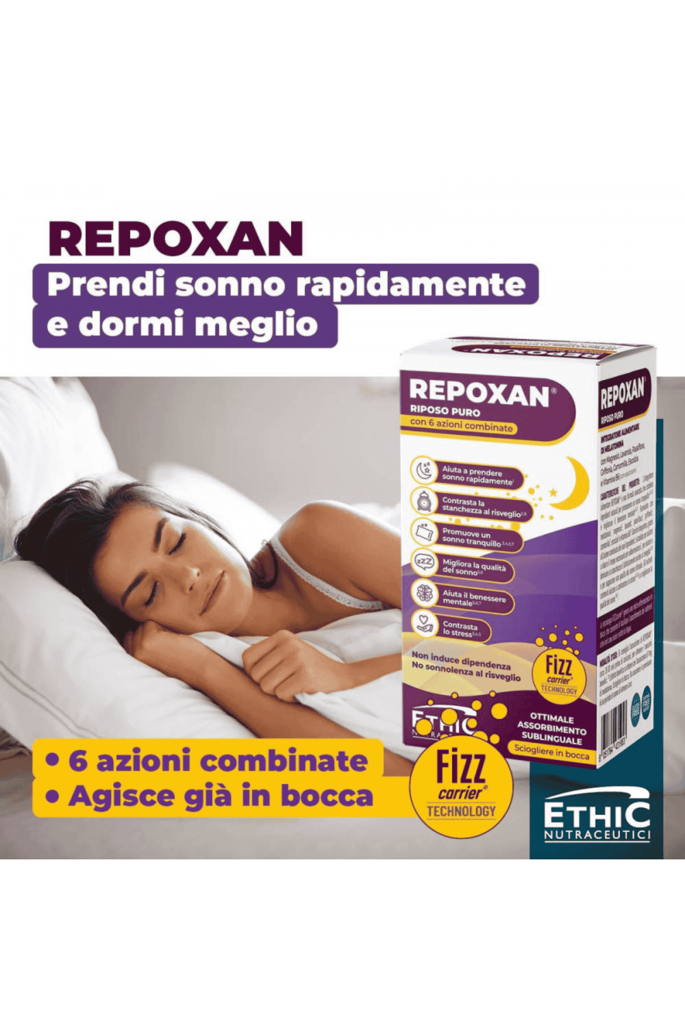 Repoxan Ethicsport Riposo Puro Integratore di melatonina