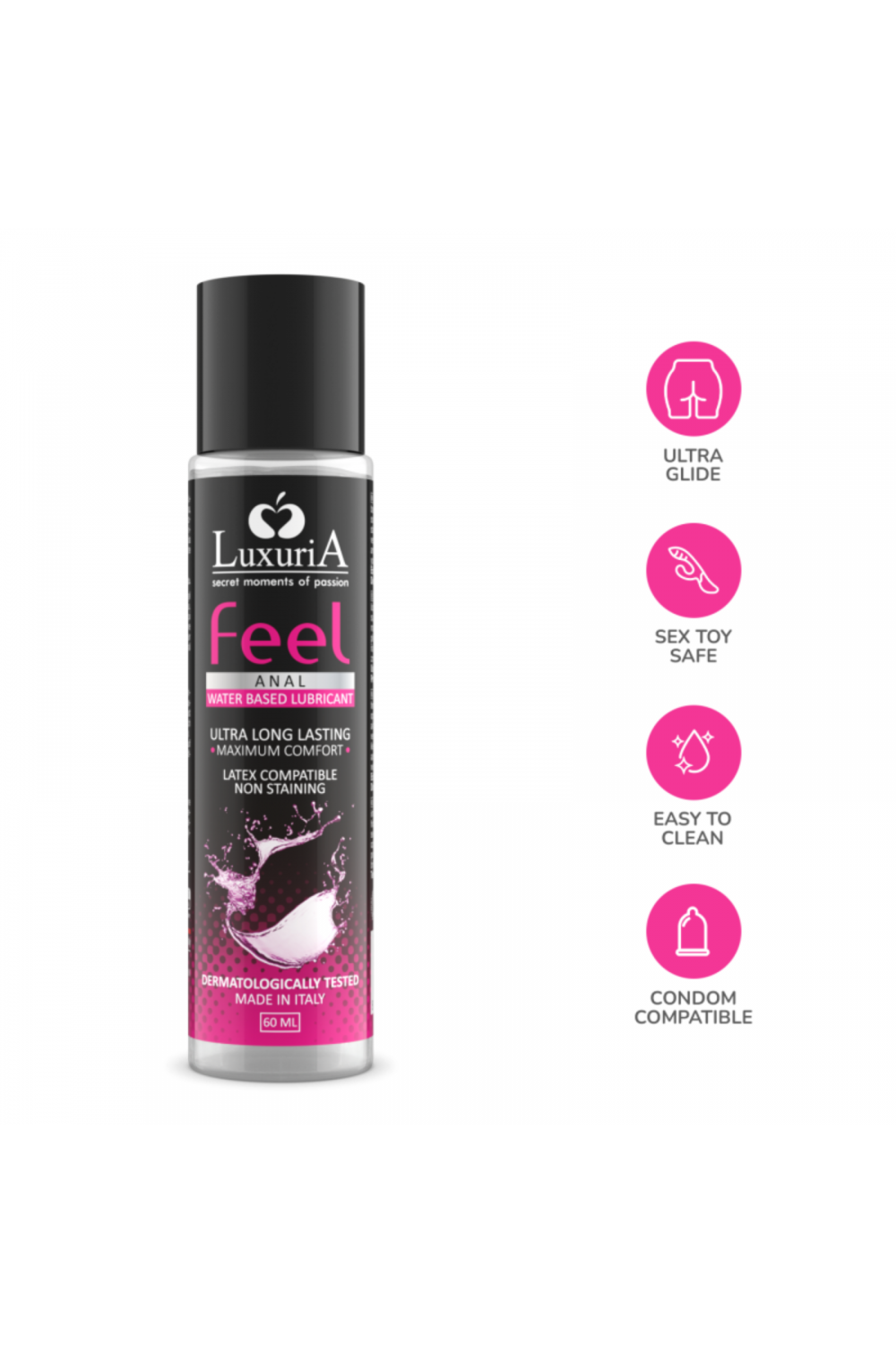 Intimateline Luxuria Feel Anal 60 ml Lubrificante a base d'acqua