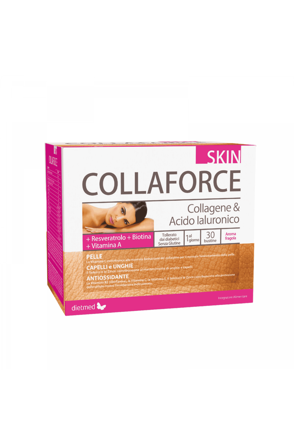 DietMed Collaforce SKIN 30 bustine Collagene e Acido Ialuronico