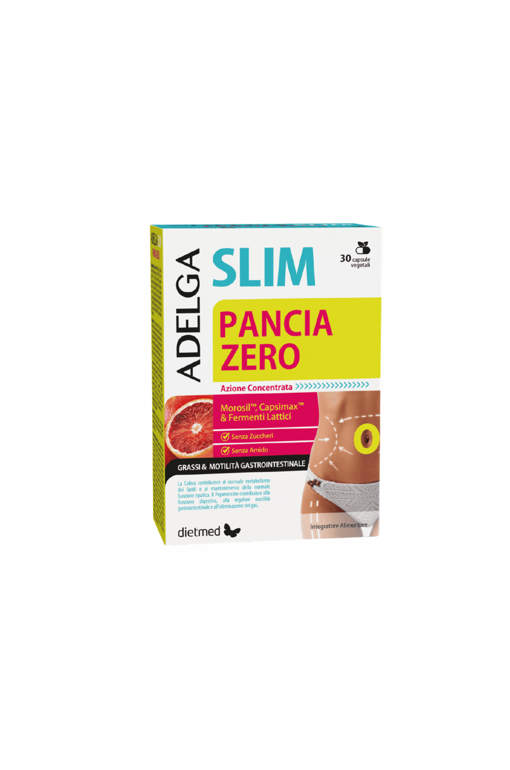 DietMed Adelga Slim Pancia Zero 30 cps Azione Concentrata